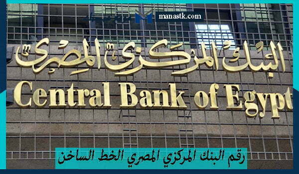 رقم البنك المركزي المصري الخط الساخن
