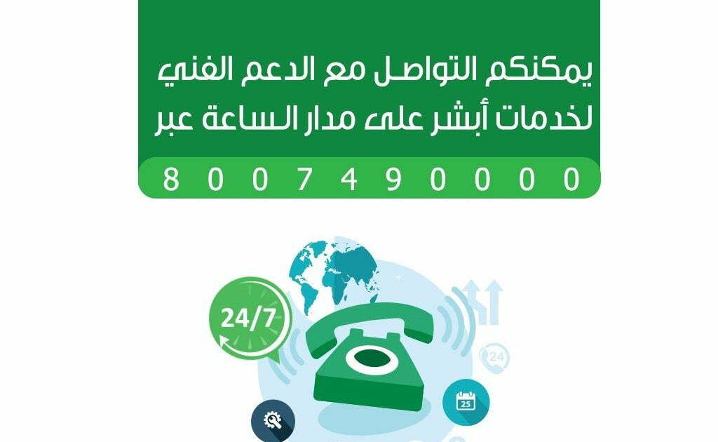 رقم ابشر الموحد خدمة العملاء الدعم الفني المجاني 1447