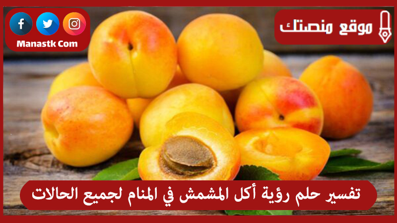 تفسير حلم رؤية أكل المشمش في المنام لجميع الحالات
