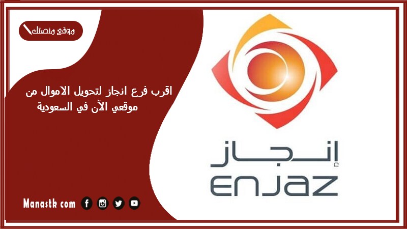 اقرب فرع انجاز لتحويل الاموال من موقعي الآن في السعودية