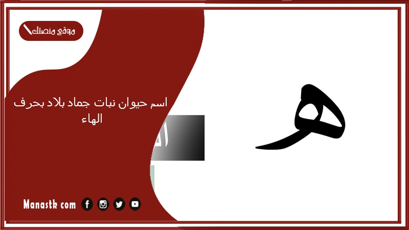 اسم حيوان نبات جماد بلاد بحرف الهاء 2025 حلول لعبة الحروف بحرف الهاء ه