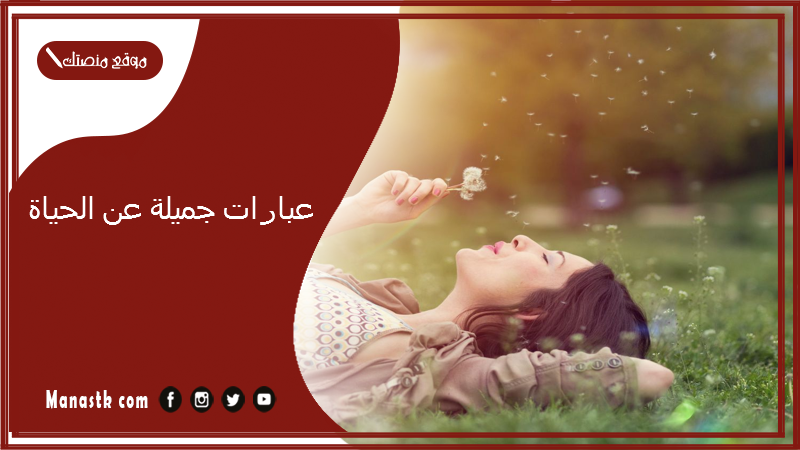 عبارات جميلة عن الحياة