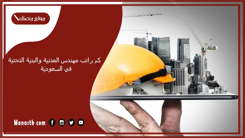 كم راتب مهندس المدنية والبنية التحتية في السعودية 1447