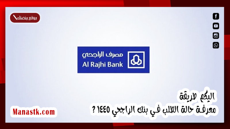 اليكم طريقة معرفة حالة الطلب في بنك الراجحي 1447 ؟