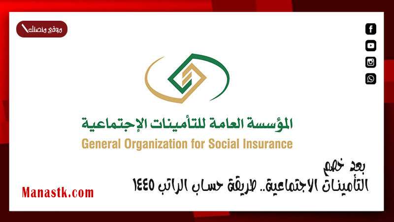 بعد خصم التأمينات الاجتماعية.. طريقة حساب الراتب 1447