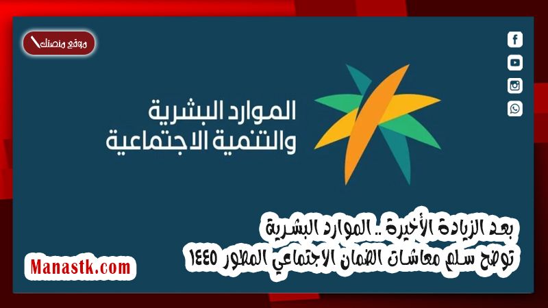 بعد الزيادة الأخيرة .. الموارد البشرية توضح سلم معاشات الضمان الاجتماعي المطور 1447