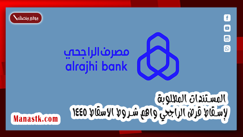 المستندات المطلوبة لإسقاط قرض الراجحي واهم شروط الاسقاط 1447
