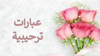 كلمات ترحيب مميزة