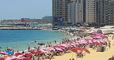 توافد 3.2 مليون مصطاف بالإسكندرية مع تراجع حالات الغرق