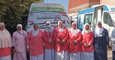 قافلة طبية تقدم 4200 خدمة مجانية بقرية أهـوه ببني سويف